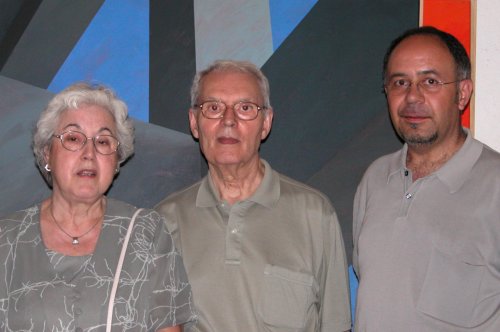 El autor con Diego y su esposa Teresa El autor con Diego y su esposa Teresa