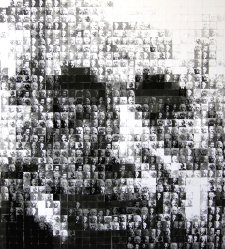 "Relatividad y mec�nica cu�ntica", mosaico