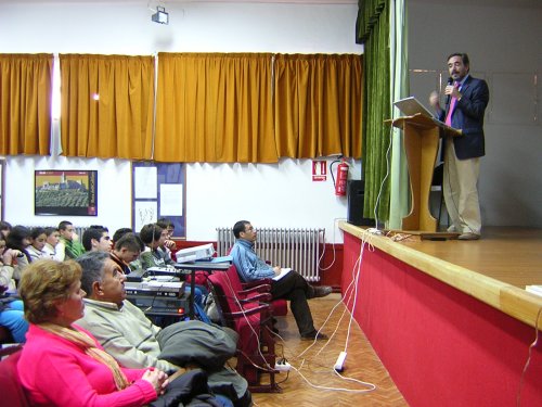 Durante la charla