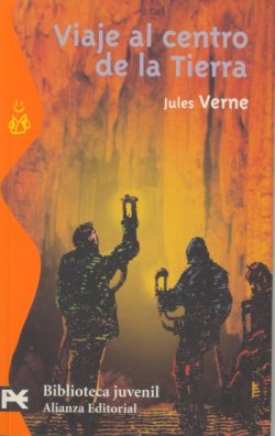 Portada de Viaje al centro de la Tierra de Julio Verne
